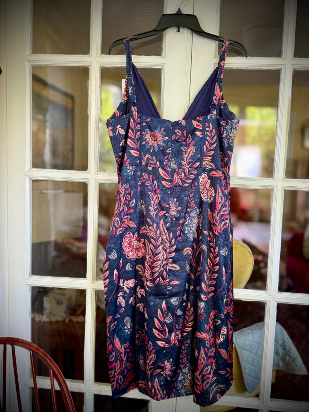NWT Averie Halley Draped Corseted Midi Dress Floral Sz XXL - Picture 5 of 10